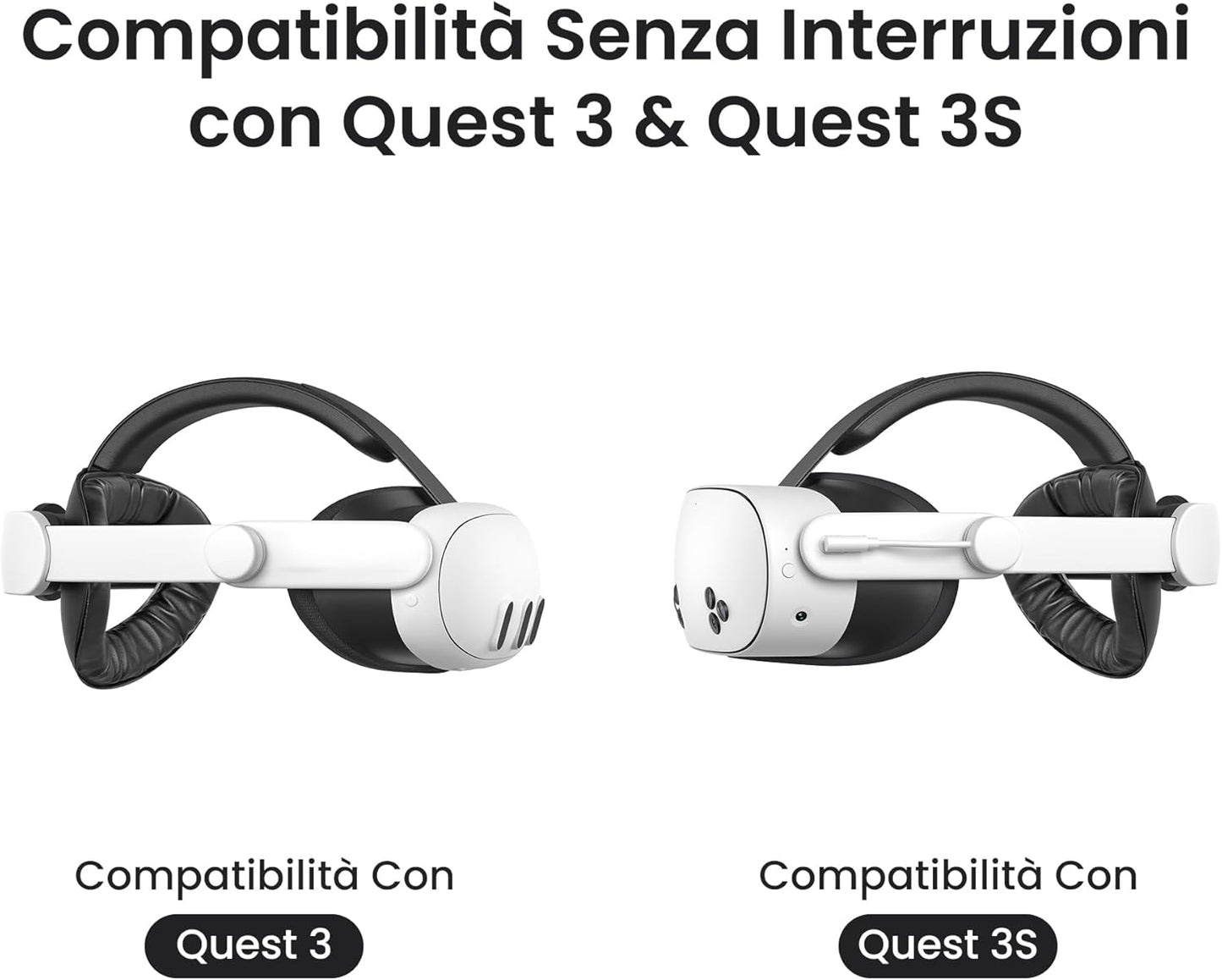 KIWI design K4 Boost Cinturino con Batteria x Meta Quest 3/3s