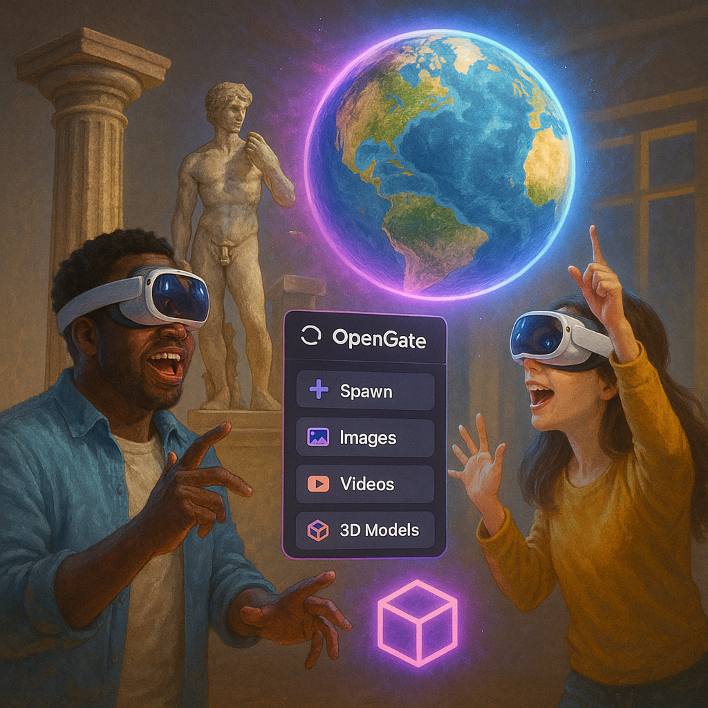 OpenGate multiplayer builder for mixed reality
