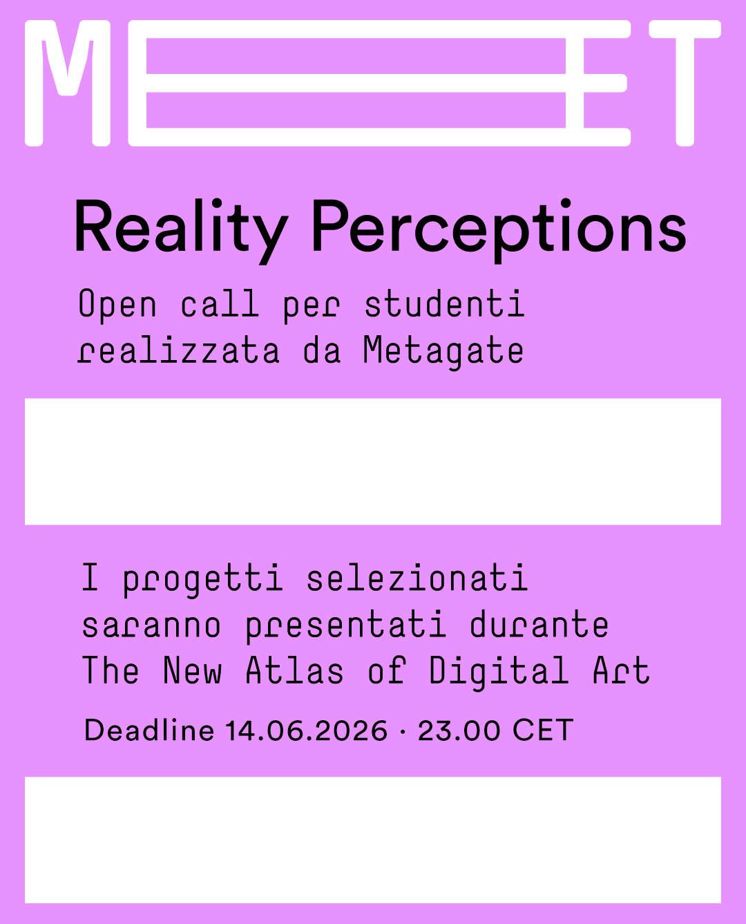 Reality Perceptions: la nuova open call di Metagate per portare la creatività universitaria nella Realtà Mista