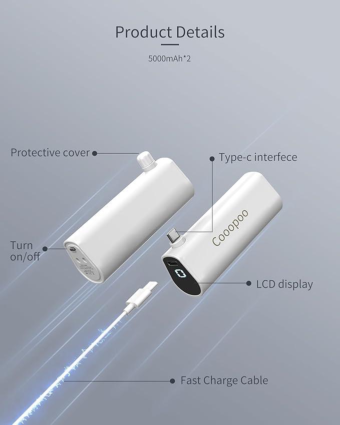 Rechargeable batteries x2 - Cooopoo for Meta Quest 2/Quest 3