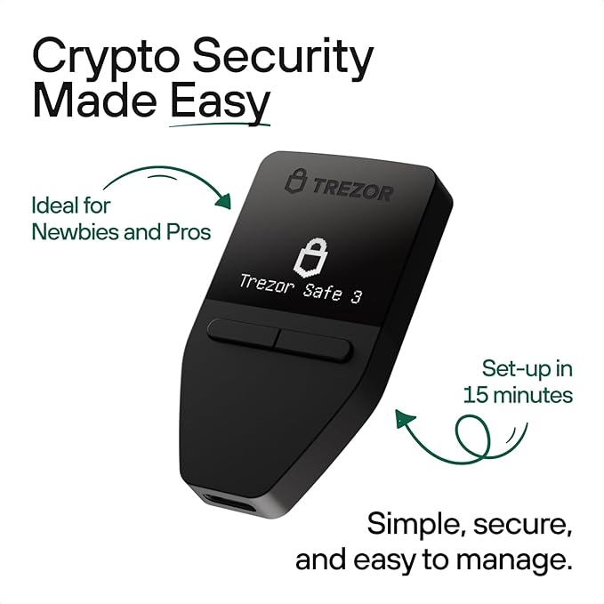 Trezor Safe 3 - Hardware Wallet