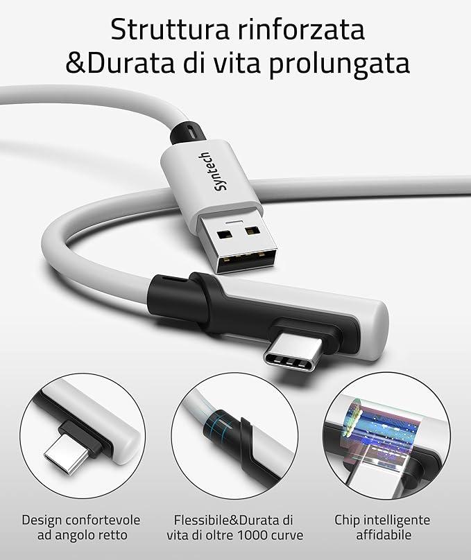 Cavo Link 5 Metri Compatibile con Meta Quest 3/2/Pro und Pico4/Pro