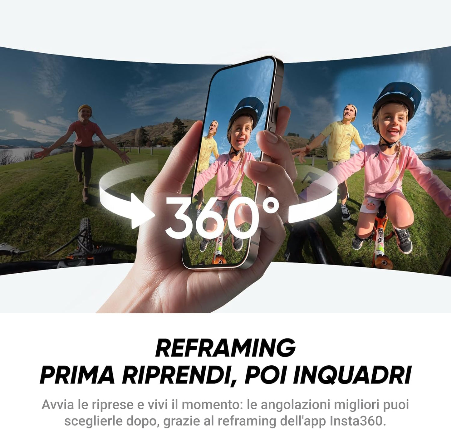 Insta360 X4 Air Nero grafite - Videocamera 165g 8K 360