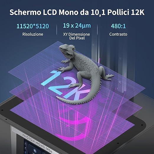 Stampante 3D a Resina - Anycubic Photon Mono M5s - LCD 12K